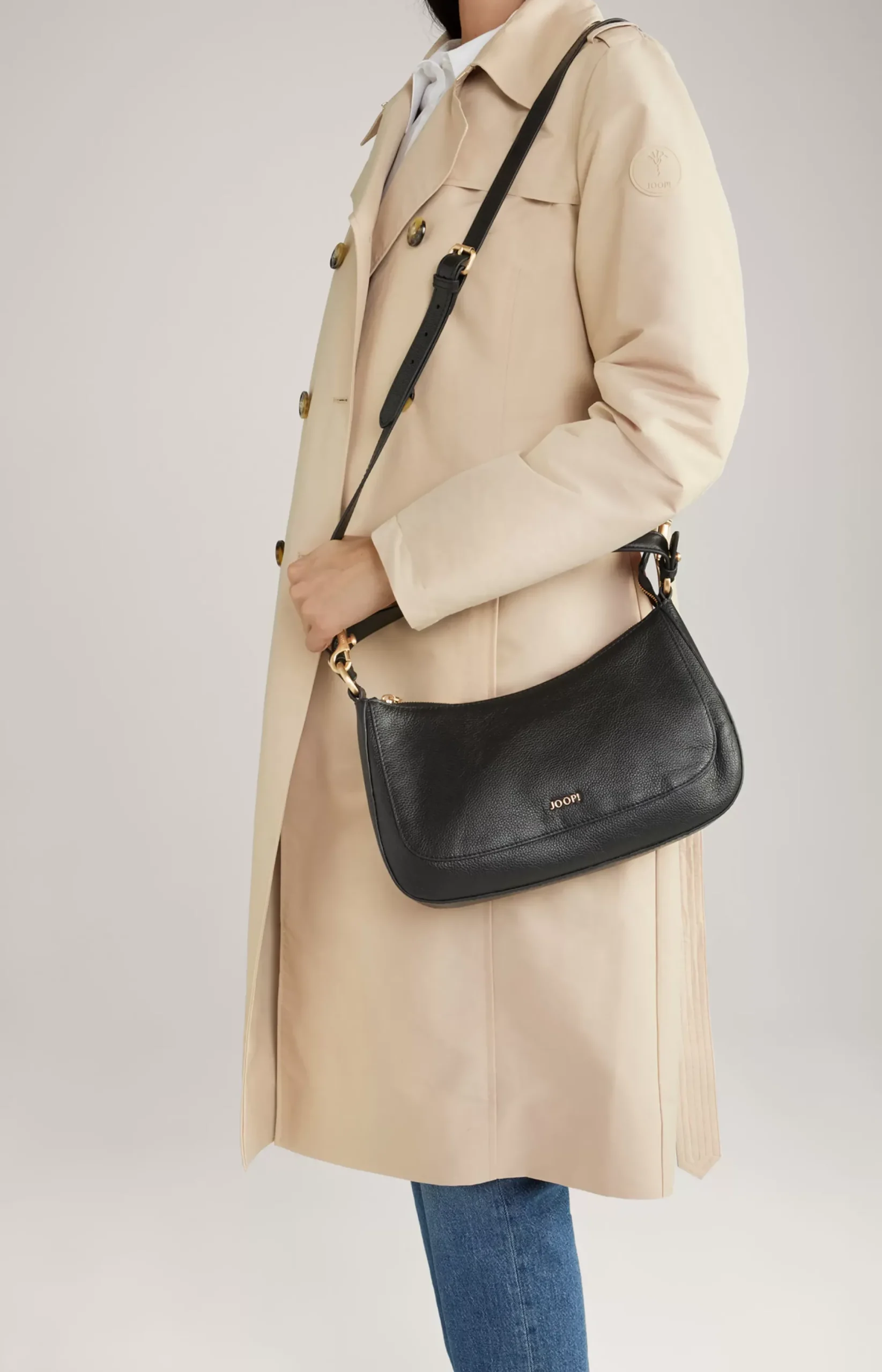 Clearance JOOP! Estate Loreen Leather Shoulder Bag in black