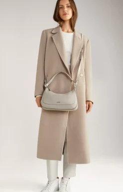 Clearance JOOP! Estate Loreen Leather Shoulder Bag in light grey