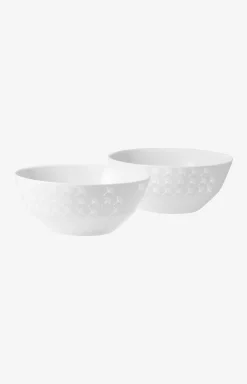 Discount JOOP! Faded Cornflower Bowl 13 cm - Set of 2 in white