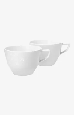 Clearance JOOP! Faded Cornflower Cup - Set of 2 in white