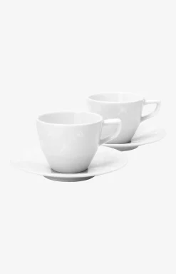 Discount JOOP! Faded Cornflower Expresso Cup - Set of 2 in white