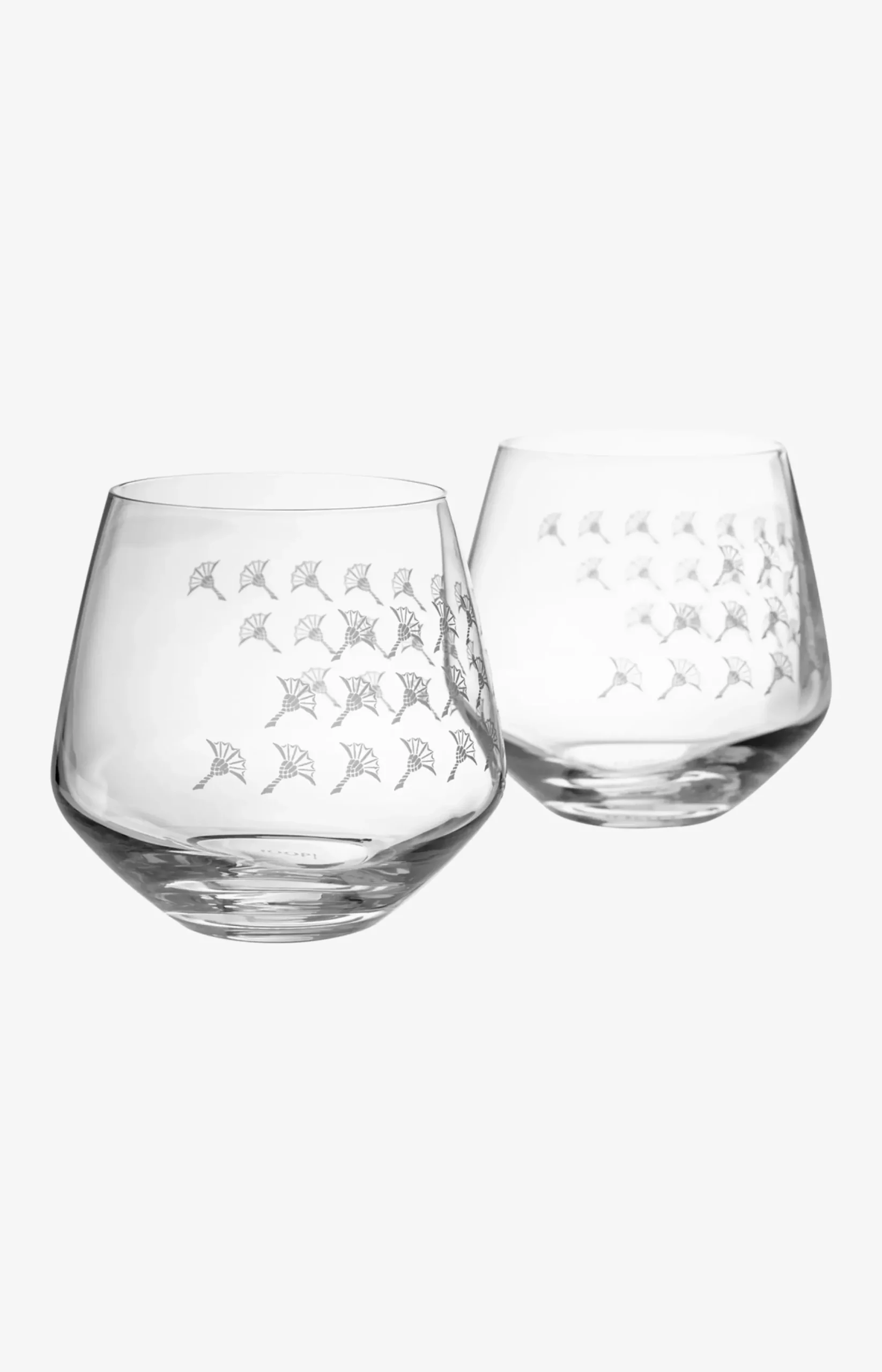 Clearance JOOP! Faded Cornflower water glass - set of 2 matt white