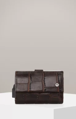Outlet JOOP! Fano C-Three E-Cage Wallet in dark brown