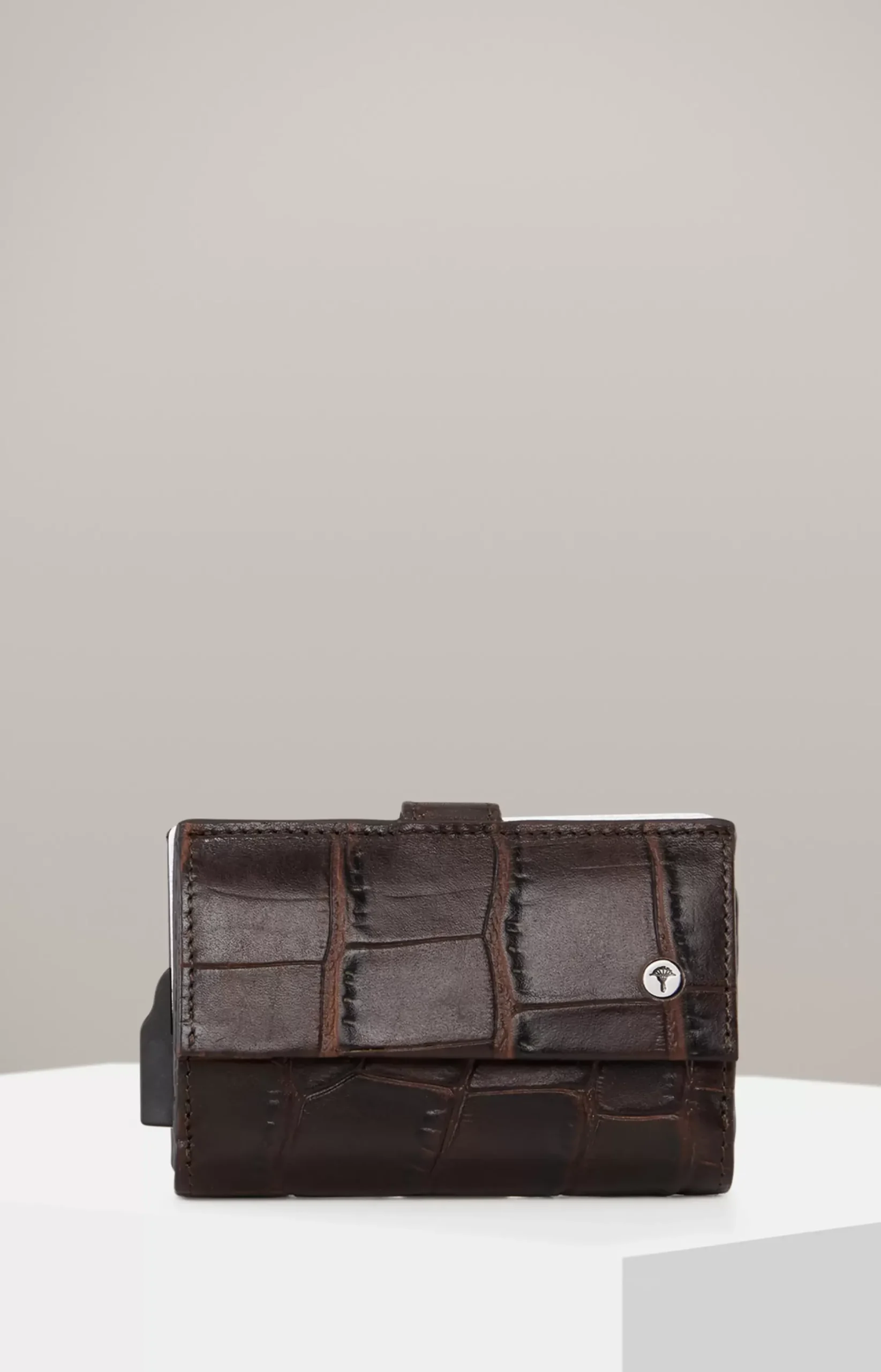 Outlet JOOP! Fano C-Three E-Cage Wallet in dark brown