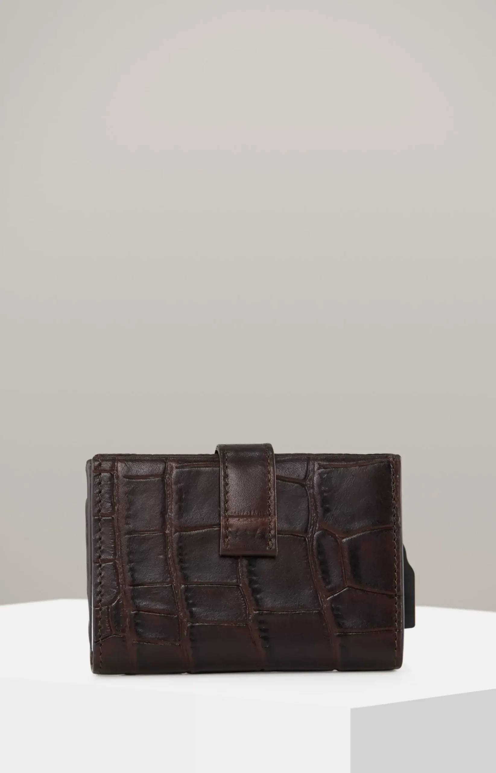 Outlet JOOP! Fano C-Three E-Cage Wallet in dark brown