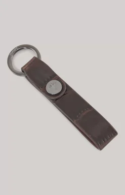 JOOP! Fano Zethos key ring in dark brown