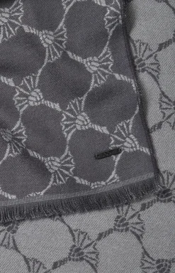 Clearance JOOP! Felix Cornflower Scarf in dark grey