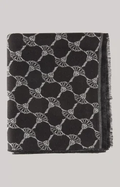 Outlet JOOP! Felix Cornflower Scarf in black