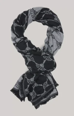 Outlet JOOP! Felix Cornflower Scarf in black