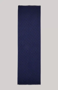 New JOOP! Felix cornflower Scarf in dark blue