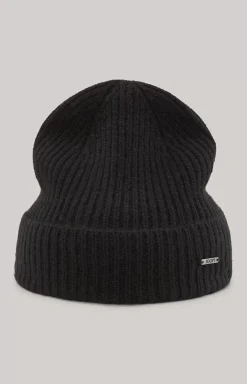 Hot JOOP! Fenol Knitted Hat in black