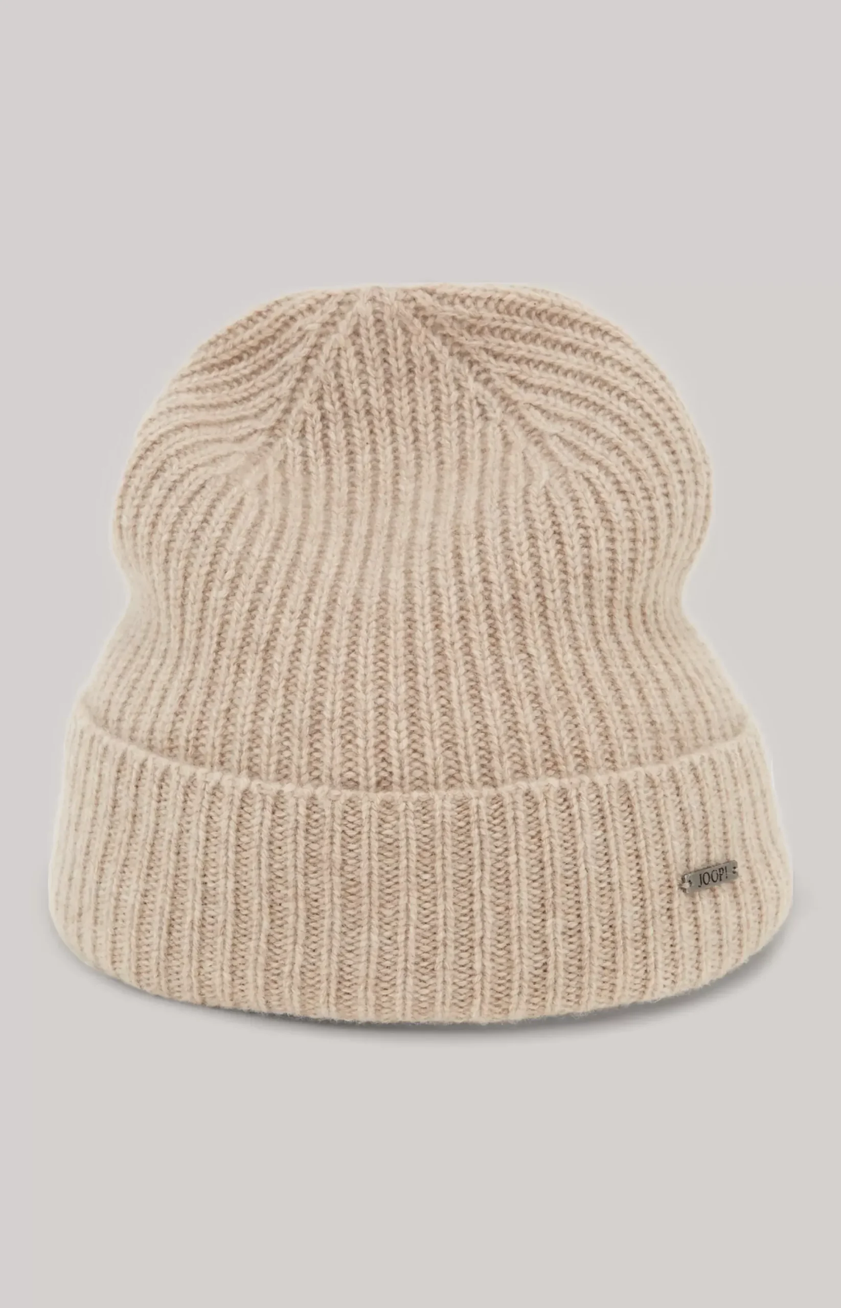 Hot JOOP! Fenol Knitted Hat in light brown