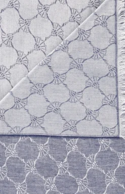 New JOOP! Ferdis Scarf in navy/silver grey