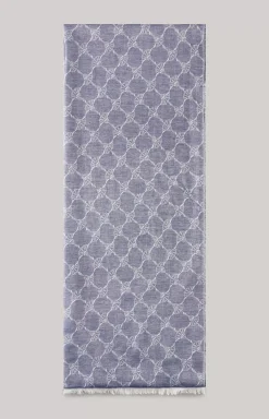 New JOOP! Ferdis Scarf in navy/silver grey