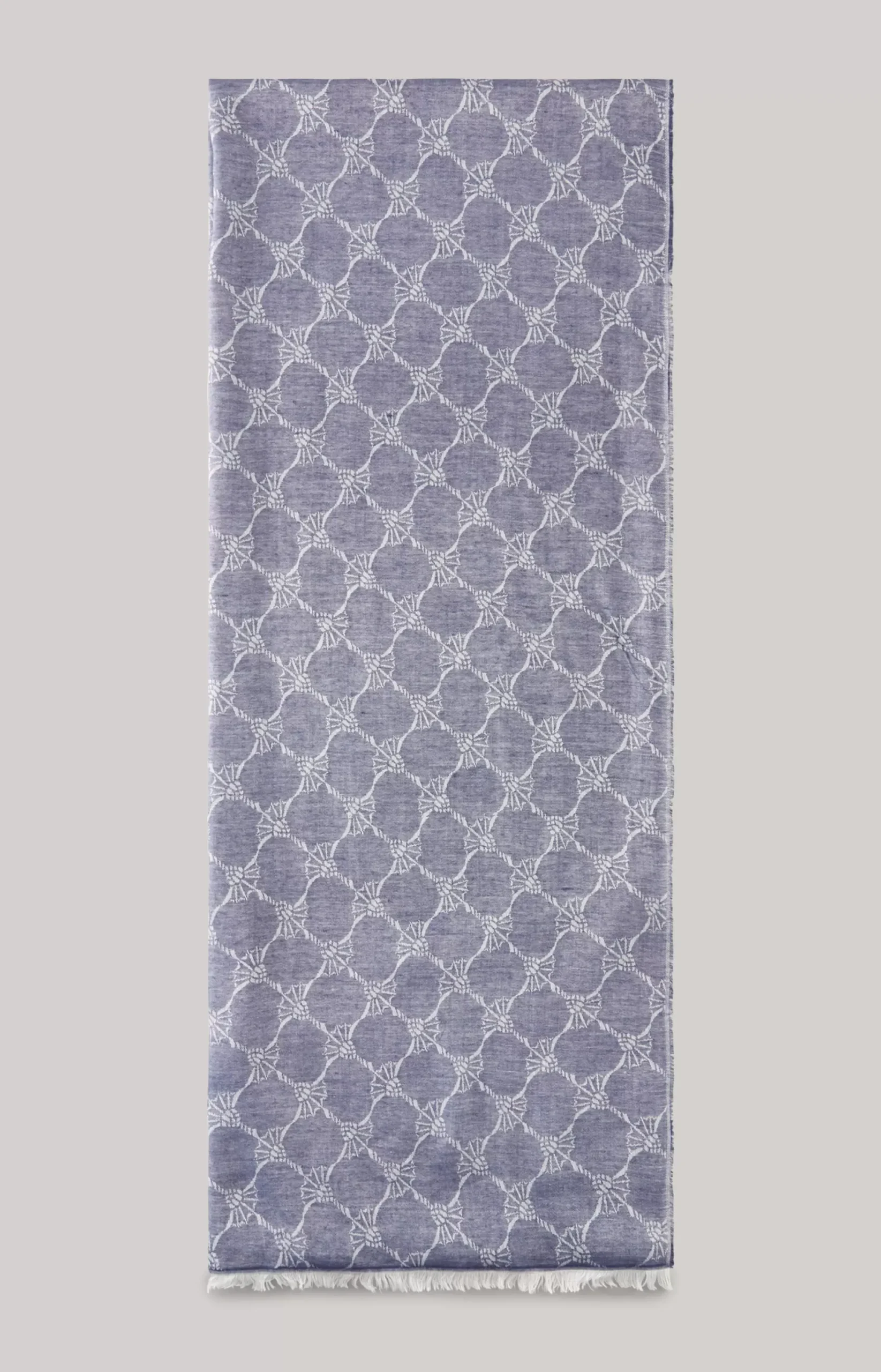 New JOOP! Ferdis Scarf in navy/silver grey