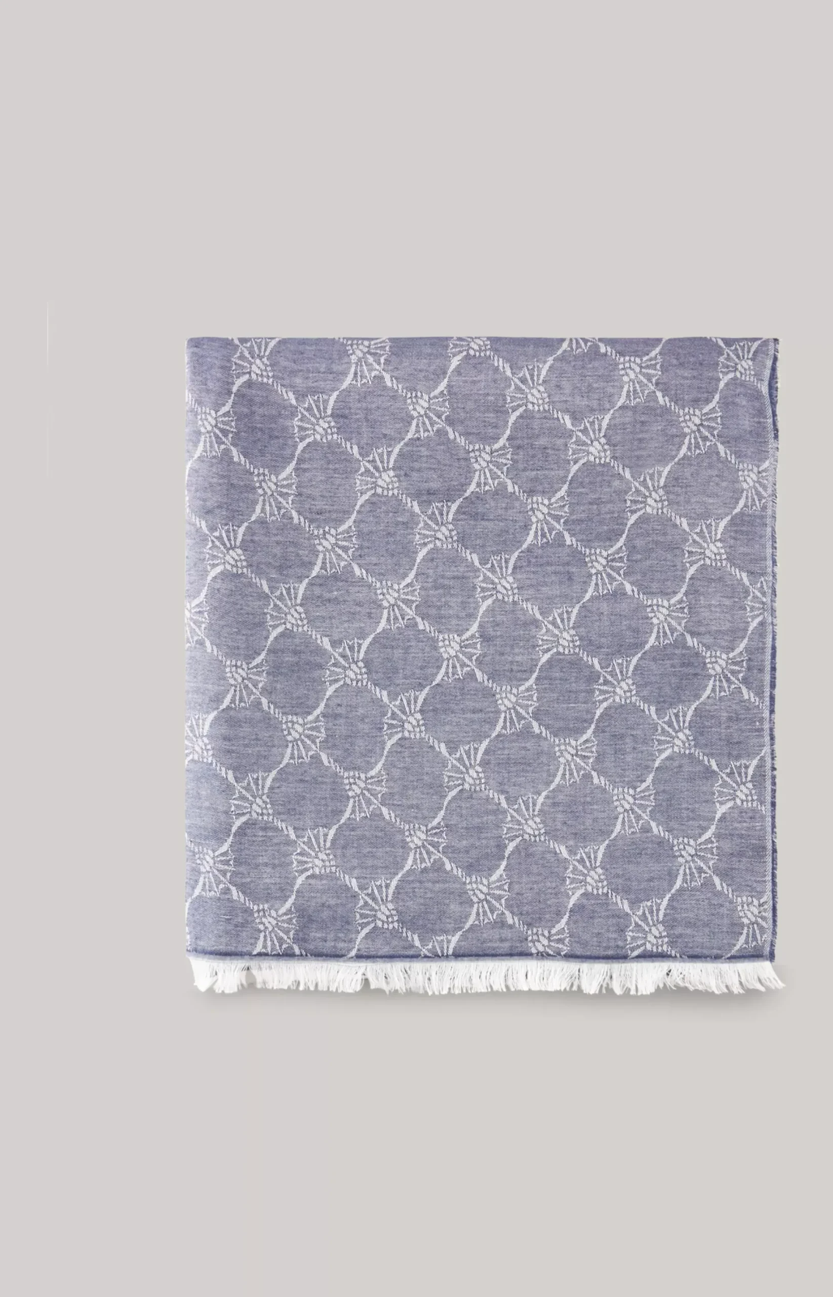 New JOOP! Ferdis Scarf in navy/silver grey