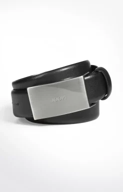 Discount JOOP! Finely Grained Leather Belt in Black 

