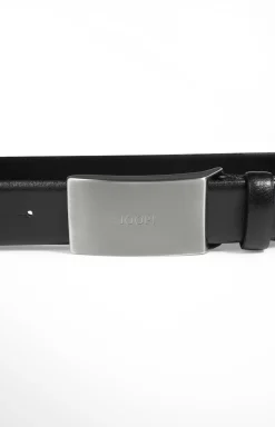 Discount JOOP! Finely Grained Leather Belt in Black 
