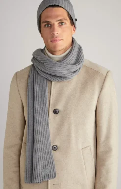 Clearance JOOP! Francis Knitted Scarf in grey