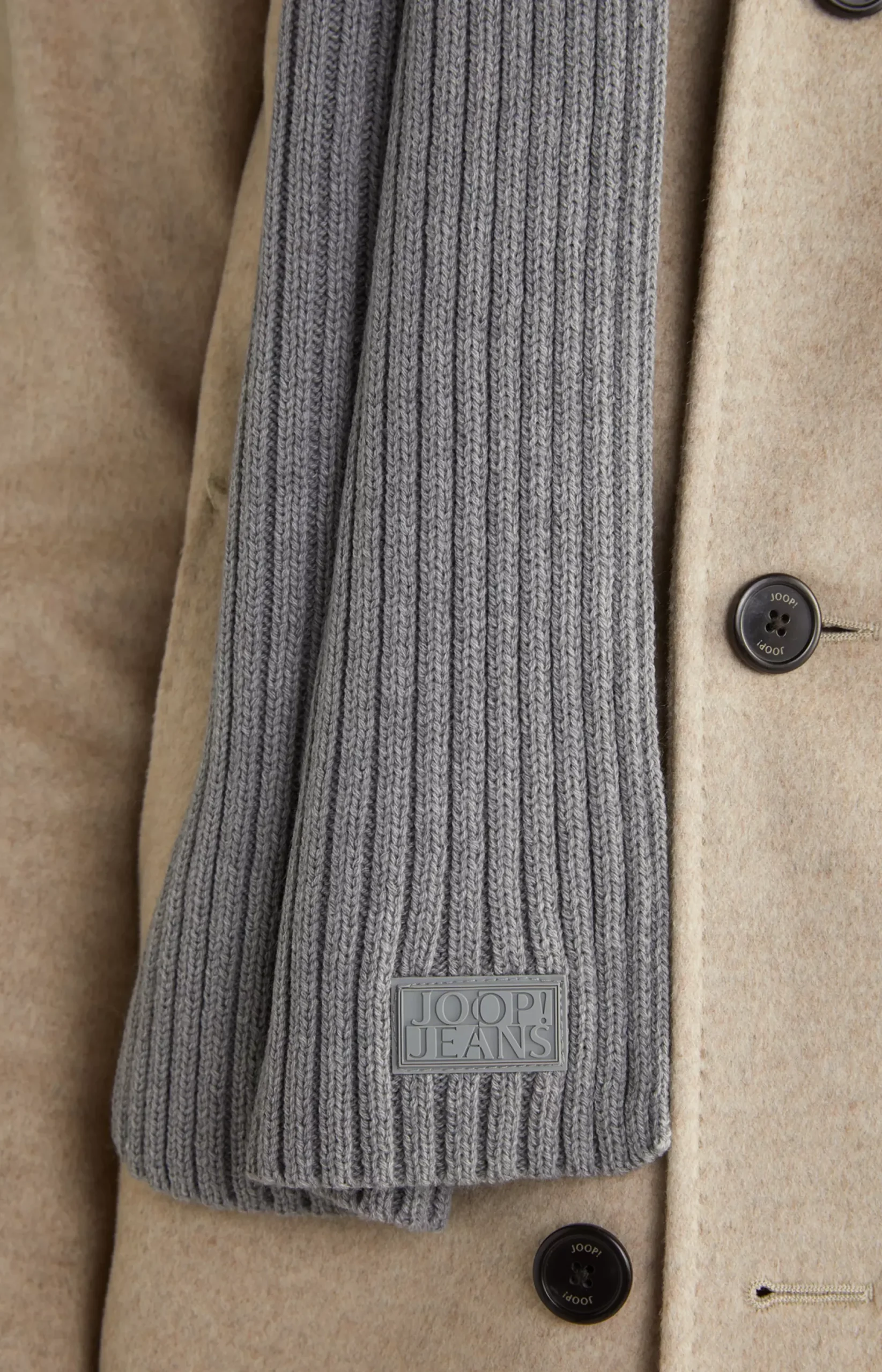 Clearance JOOP! Francis Knitted Scarf in grey