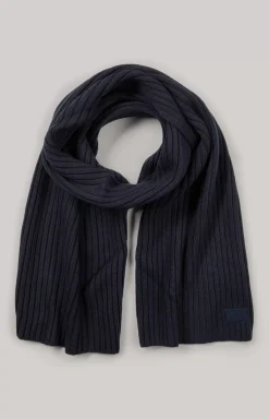 Hot JOOP! Francis Knitted Scarf in dark blue