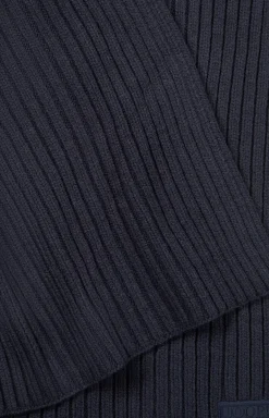 Hot JOOP! Francis Knitted Scarf in dark blue
