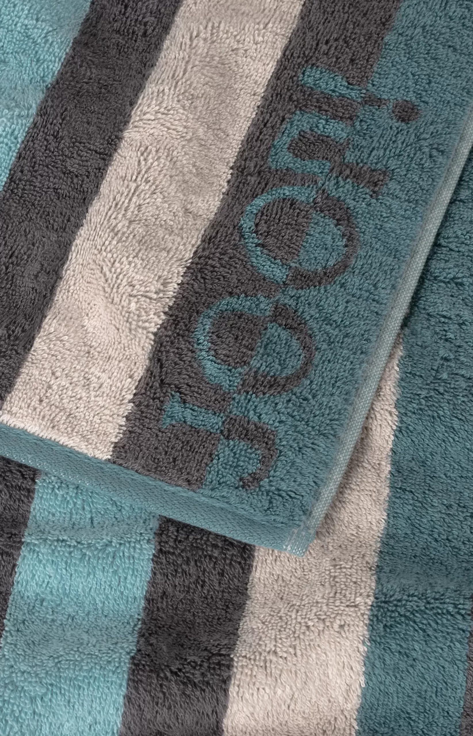 Hot JOOP! French Fryer Series TONE STRIPES in Aqua Stripe aqua striped