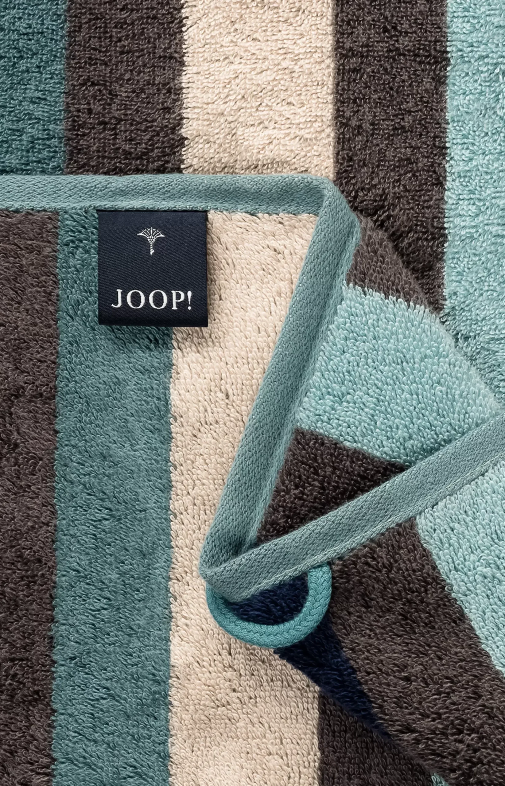 Hot JOOP! French Fryer Series TONE STRIPES in Aqua Stripe aqua striped