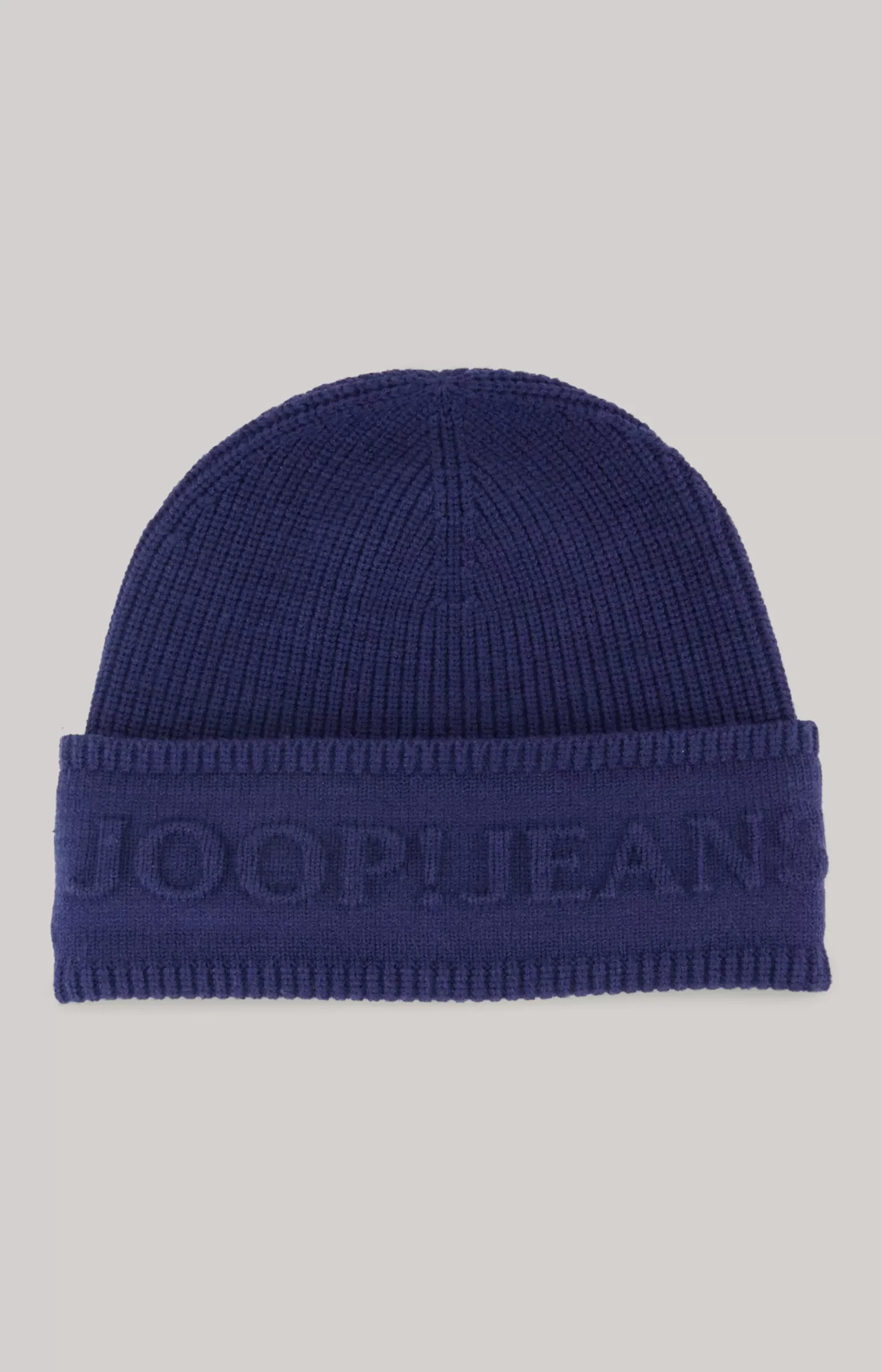 Hot JOOP! Fulvio Knit Beanie in dark blue
