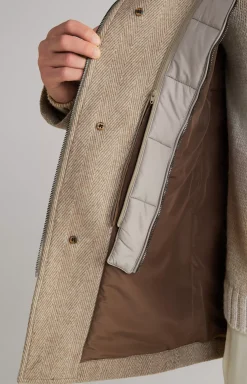 Hot JOOP! Gary Coat in a Pattern light brown