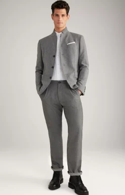 Best JOOP! Hankez Jacket in Grey Striped mélange grey flecked and striped
