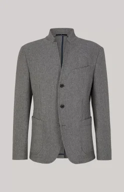 Best JOOP! Hankez Jacket in Grey Striped mélange grey flecked and striped