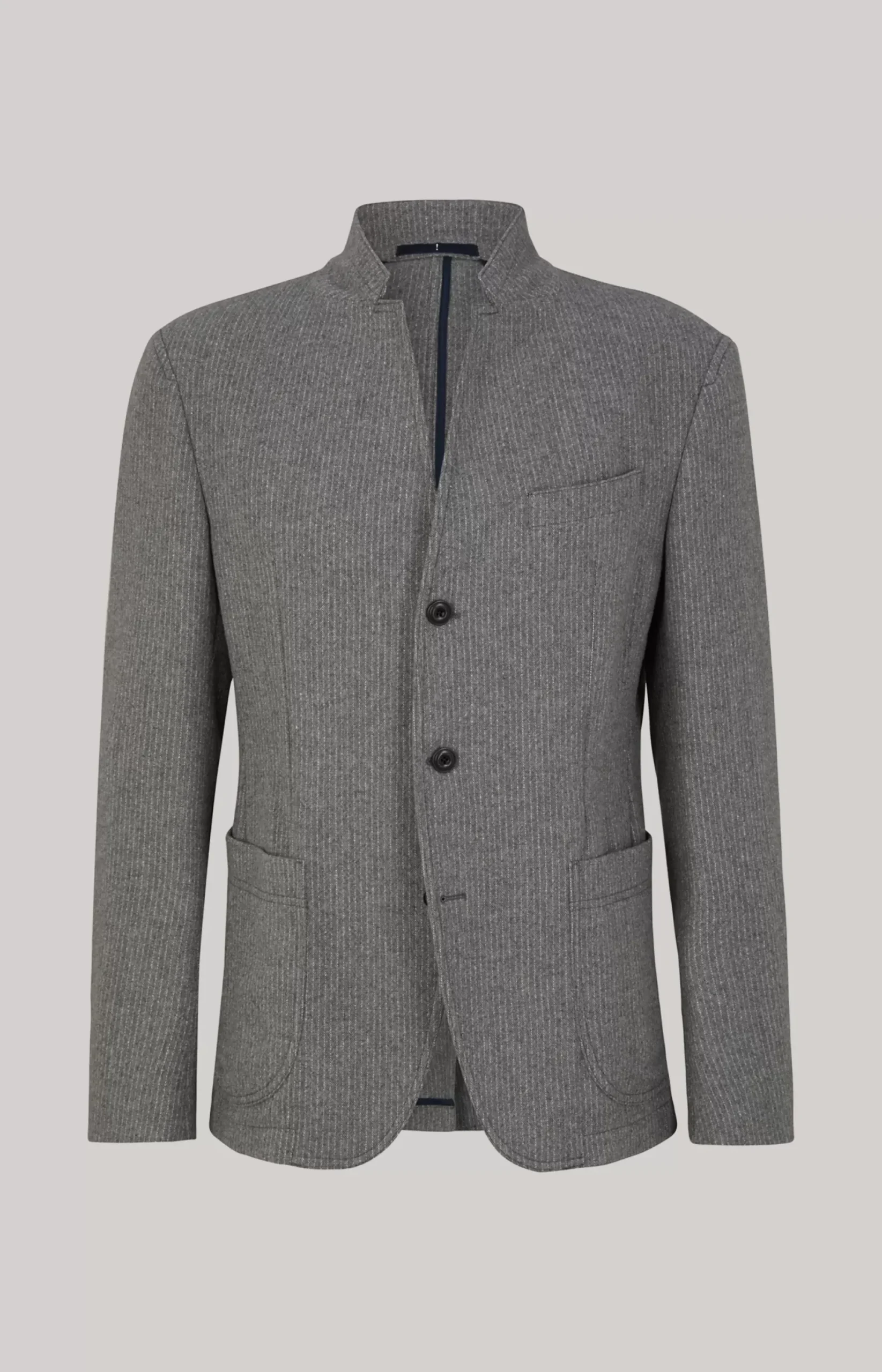 Best JOOP! Hankez Jacket in Grey Striped mélange grey flecked and striped