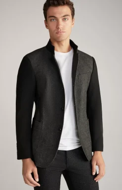 JOOP! Hankoz Jacket in grey/black melange