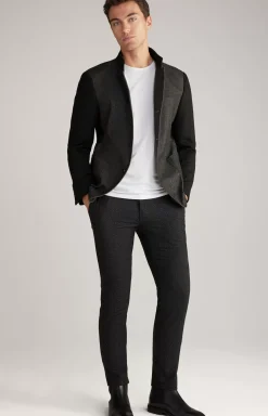 JOOP! Hankoz Jacket in grey/black melange