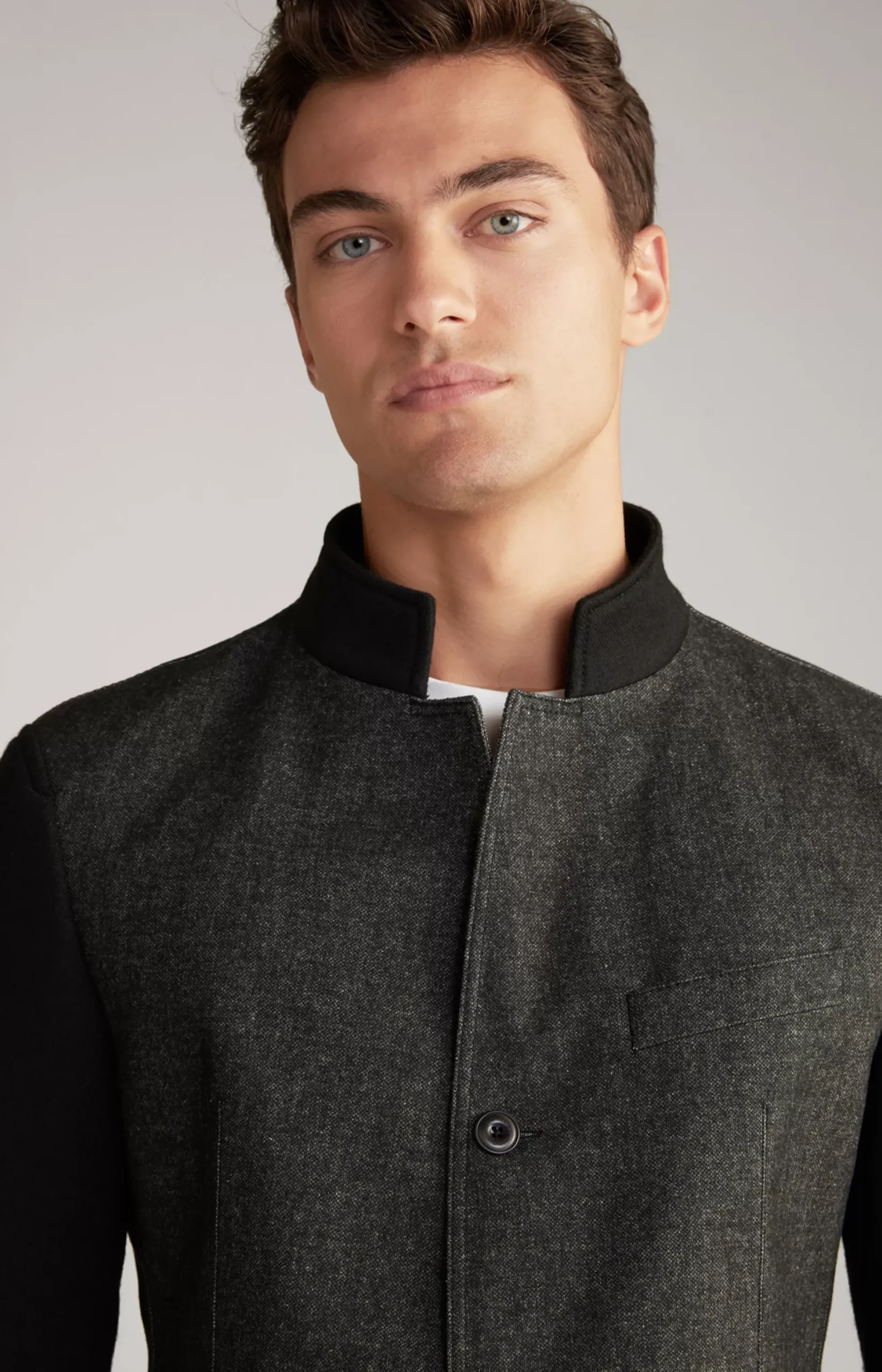JOOP! Hankoz Jacket in grey/black melange