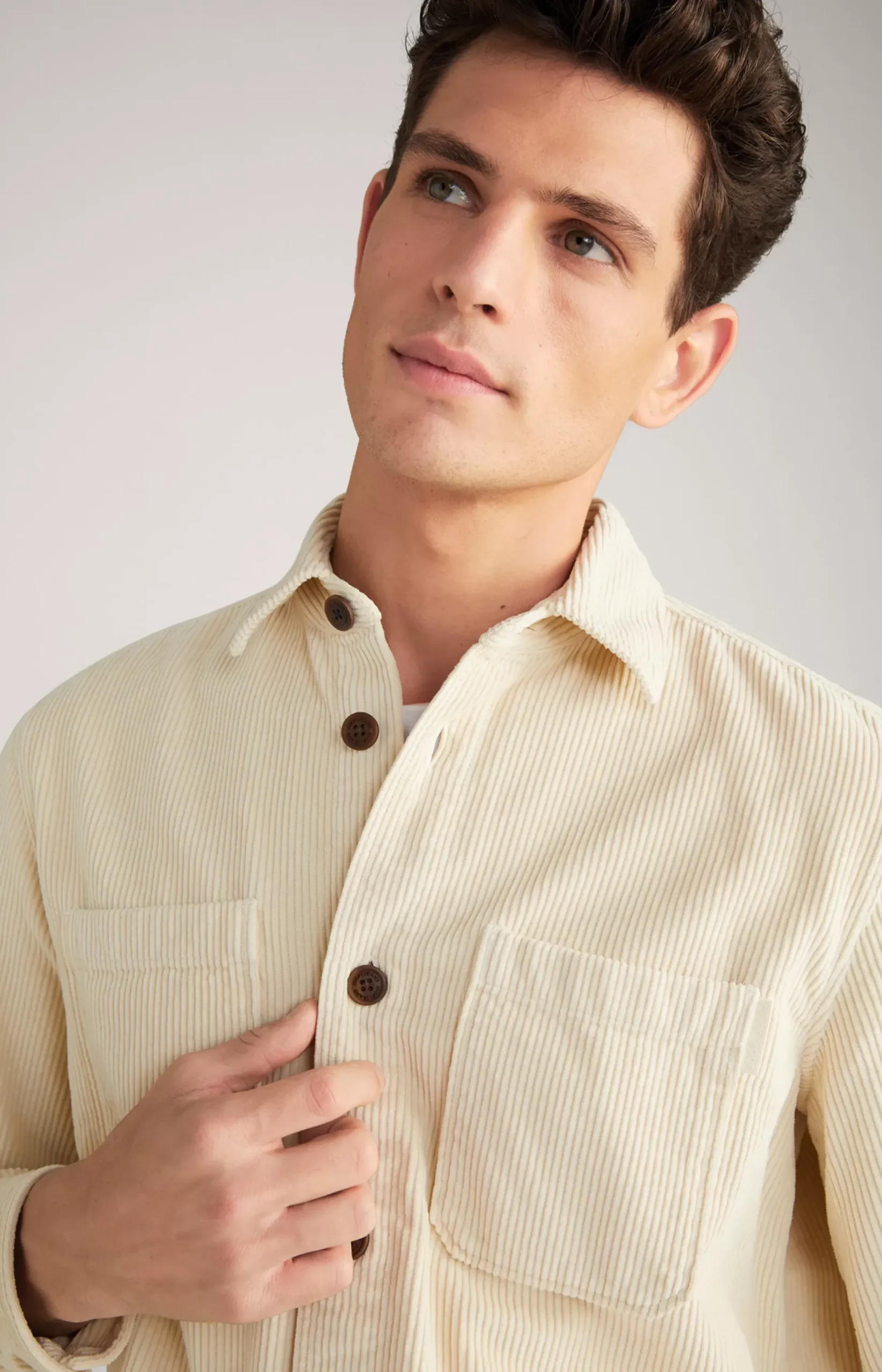 Sale JOOP! Harper Corduroy Shirt in beige