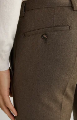 Outlet JOOP! Haspar-Bloom Flannel Suit in Dark Brown Mélange dark brown melange