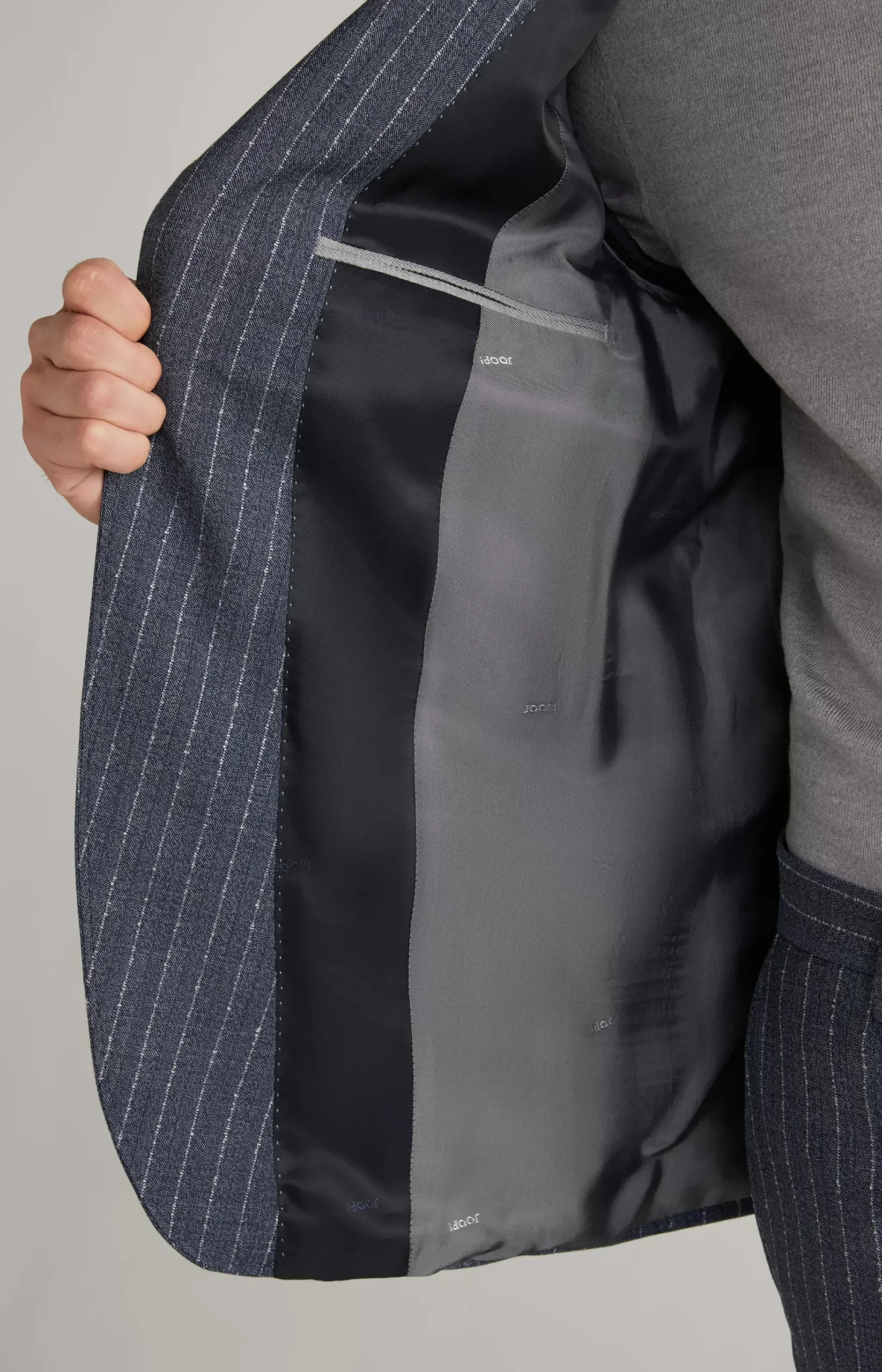 Online JOOP! Haspar-Bloom Suit in Blue Stripes blue striped