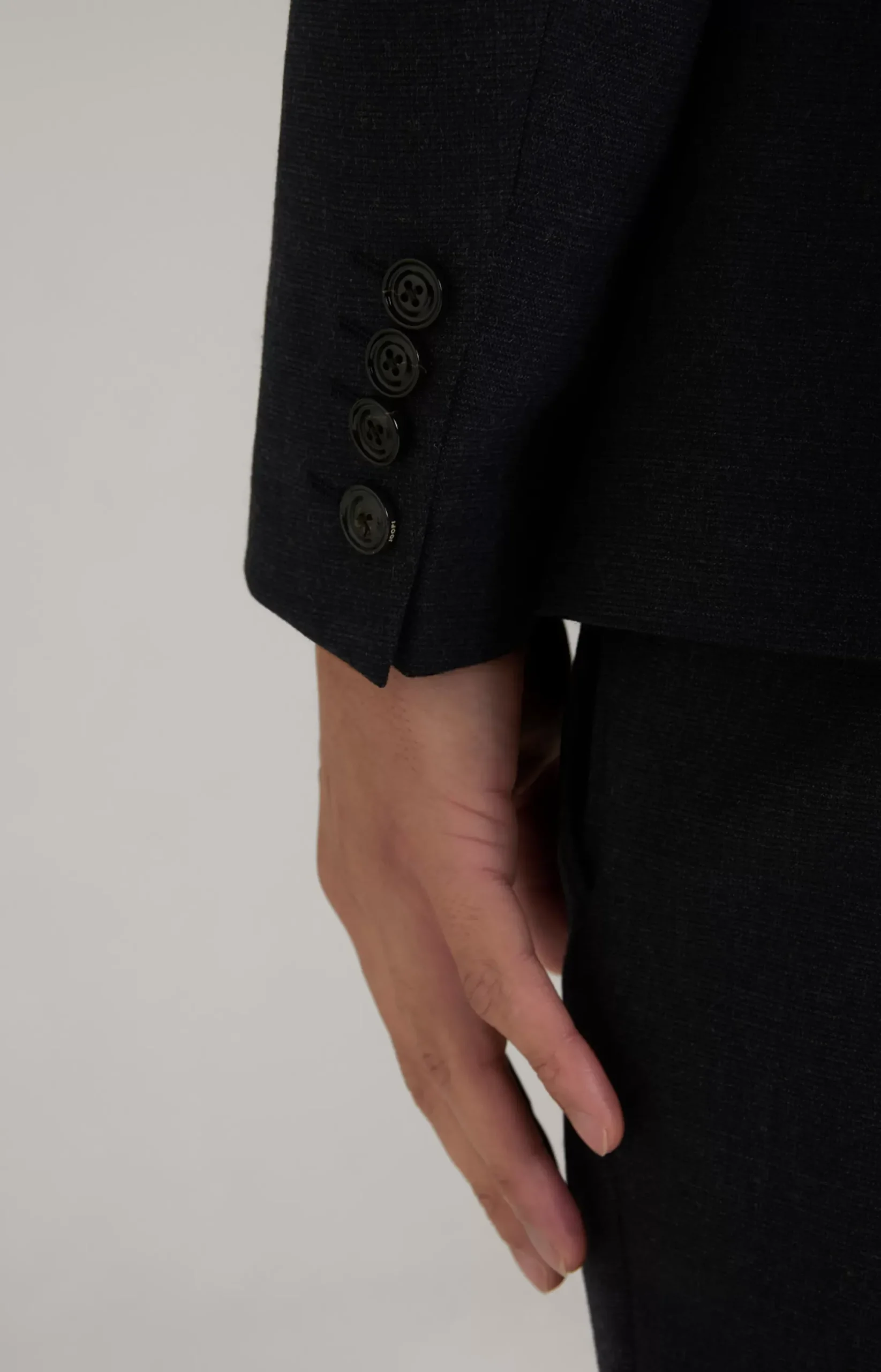 Hot JOOP! Haspar-Bloom Suit in Dark Blue mélange dark blue melange