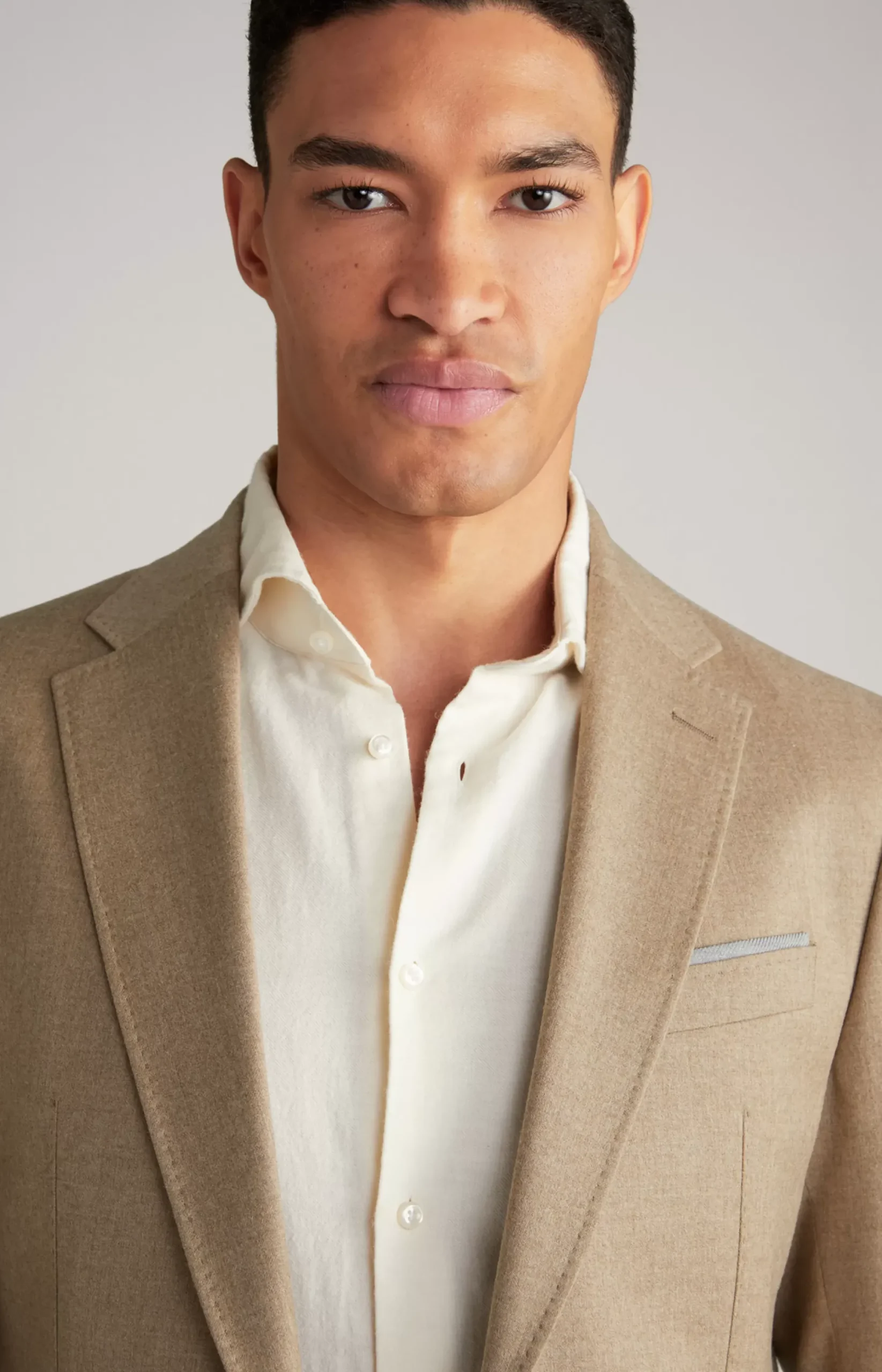 Sale JOOP! Haspar-Bloom Suit in Flecked Grey mélange beige melange