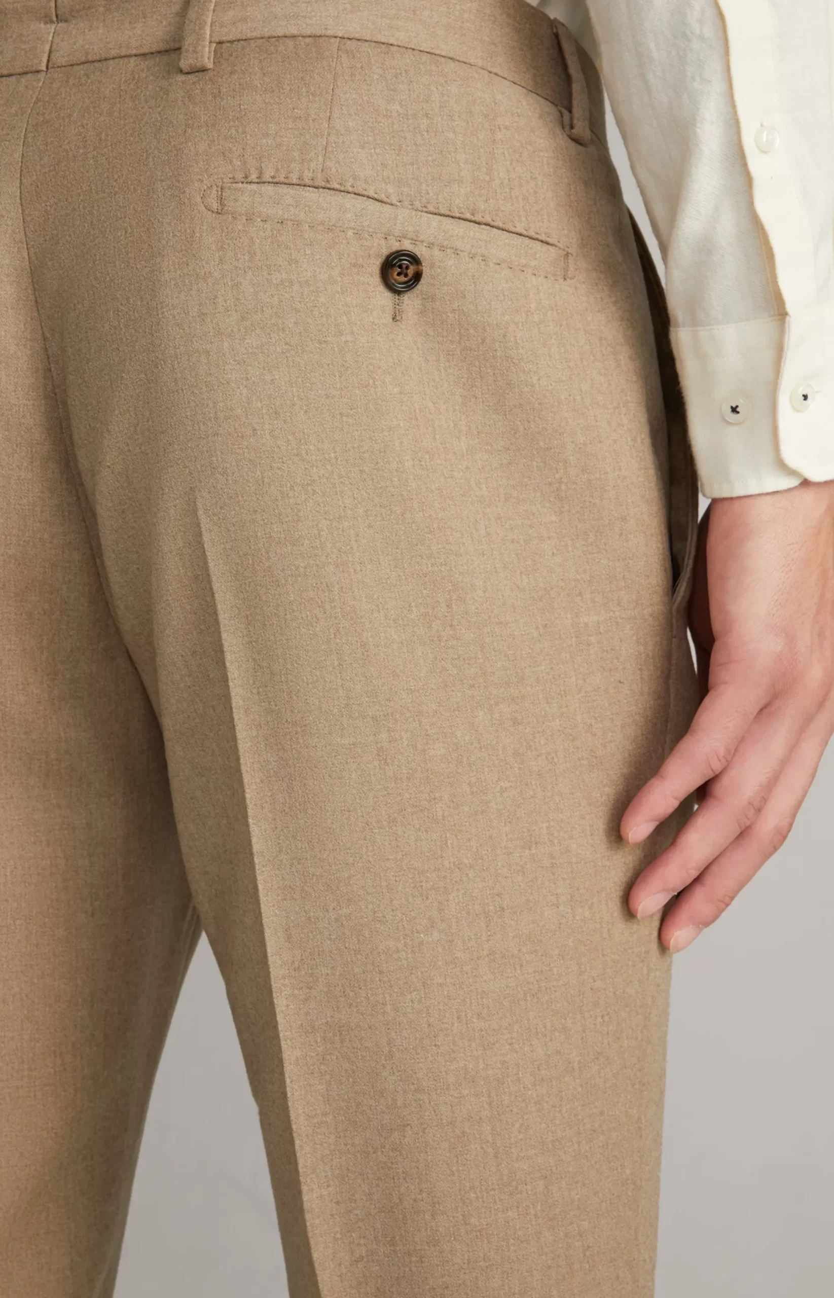 Sale JOOP! Haspar-Bloom Suit in Flecked Grey mélange beige melange