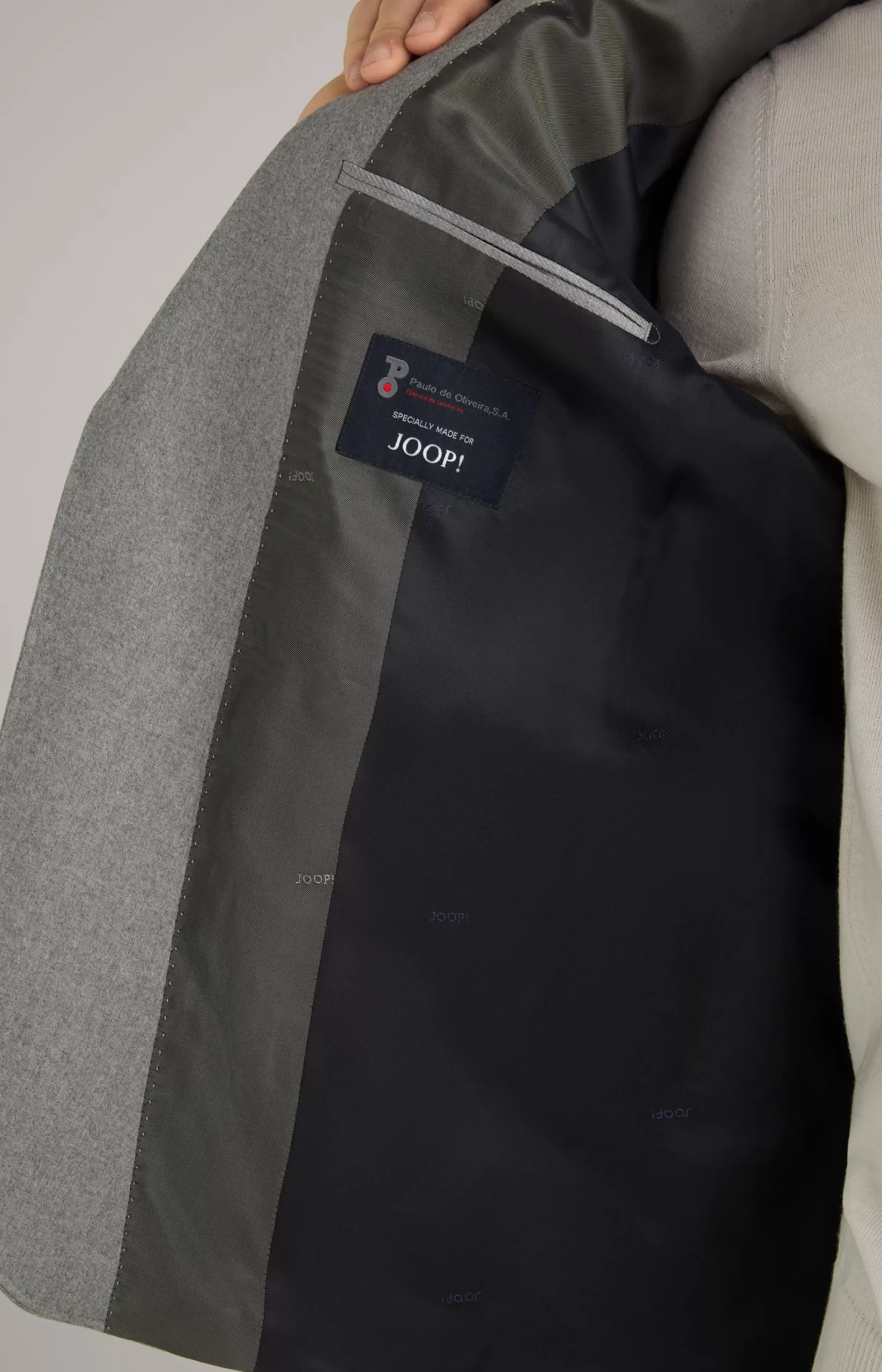 Outlet JOOP! Haspar-Bloom Suit in Flecked Grey grey melange