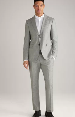 Clearance JOOP! Haspar-Bloom Virgin Wool Suit in light grey