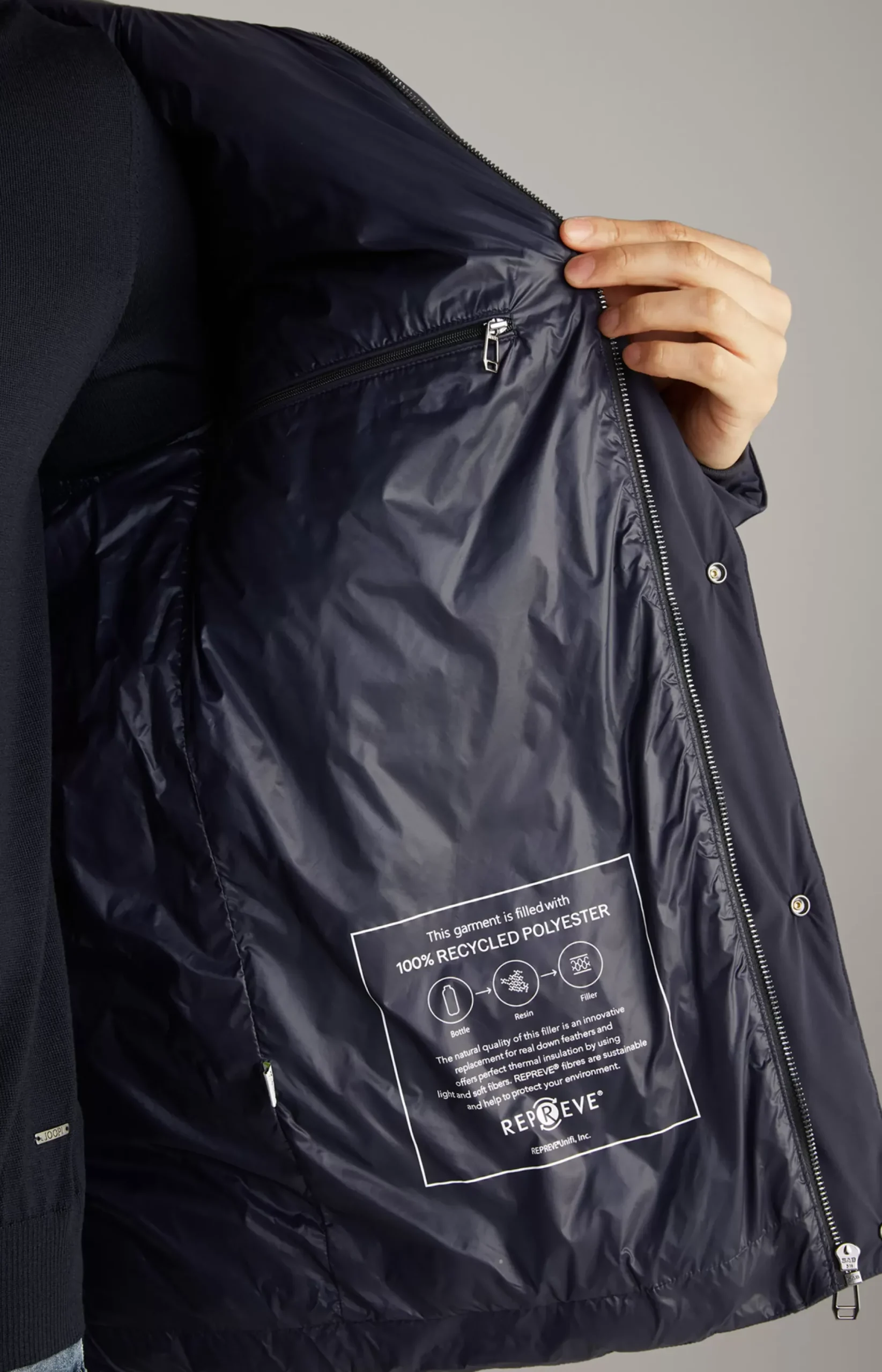 Discount JOOP! Havor Quilted Coat in navy