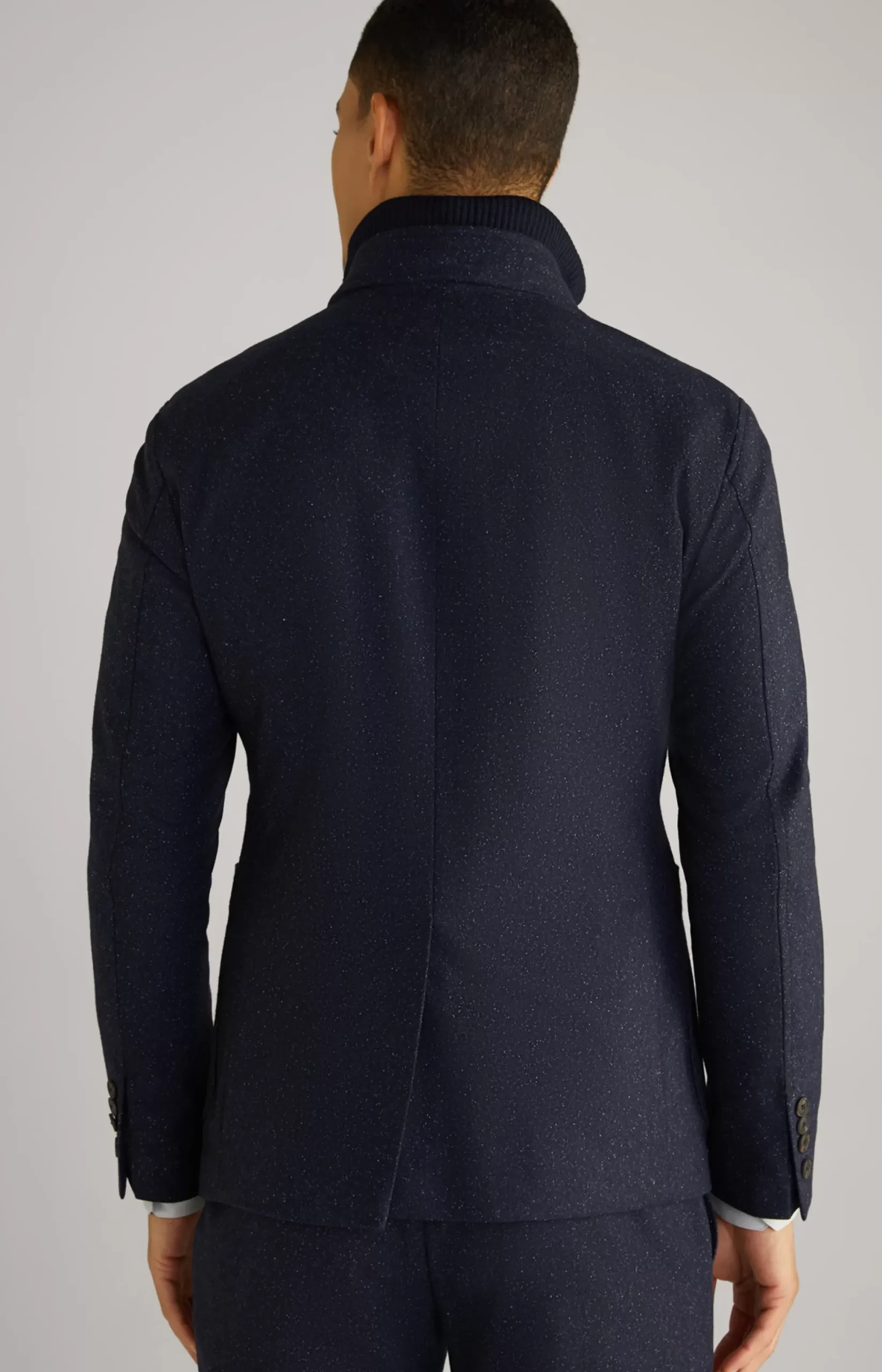Hot JOOP! Hectar Jacket in Dark Blue Marl dark blue melange