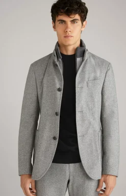 Hot JOOP! Hectar Jacket in Grey Marl grey melange