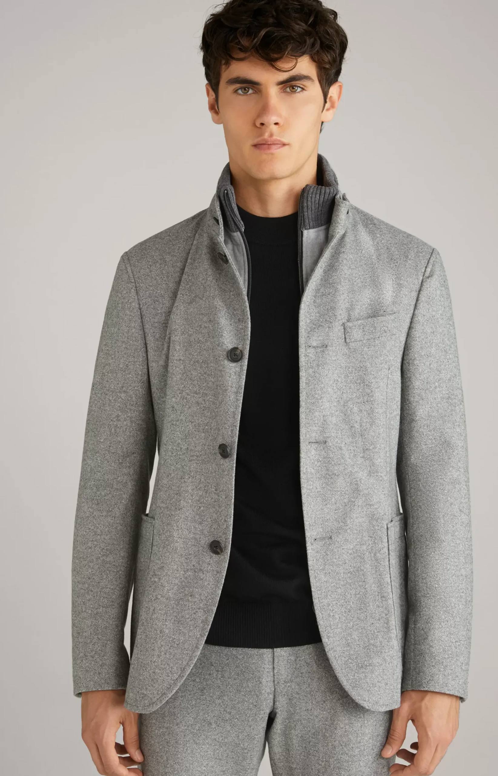 Hot JOOP! Hectar Jacket in Grey Marl grey melange