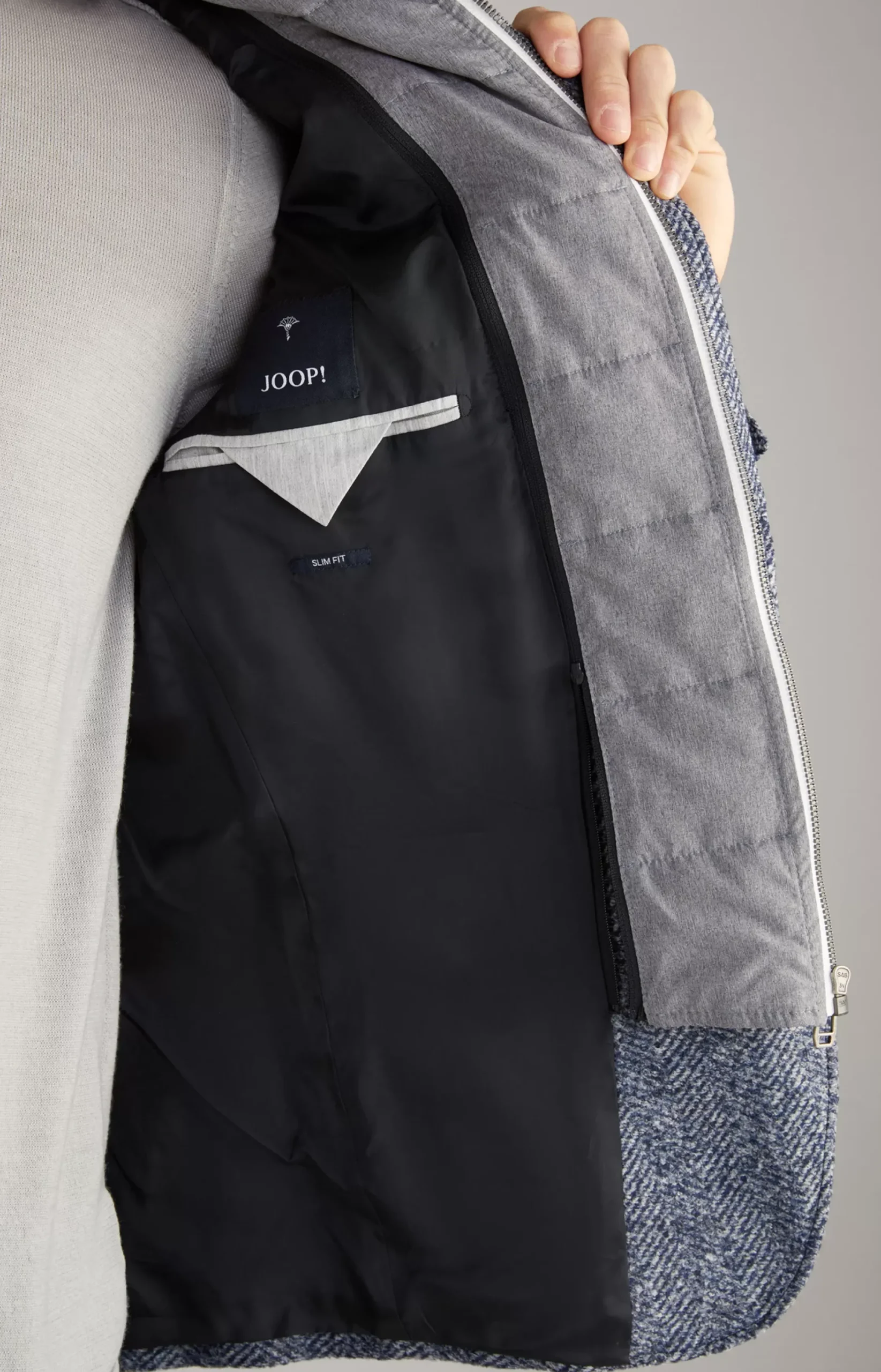 Best JOOP! Hecton Jacket in a Blue and White Pattern mottled blue/white