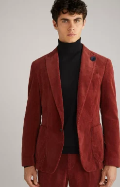 JOOP! Hedvin Corduroy Jacket in Rust rust red